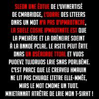 l'ordre des lettres 2