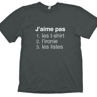 J'aime pas...