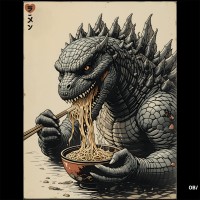 Godzilla love ramens