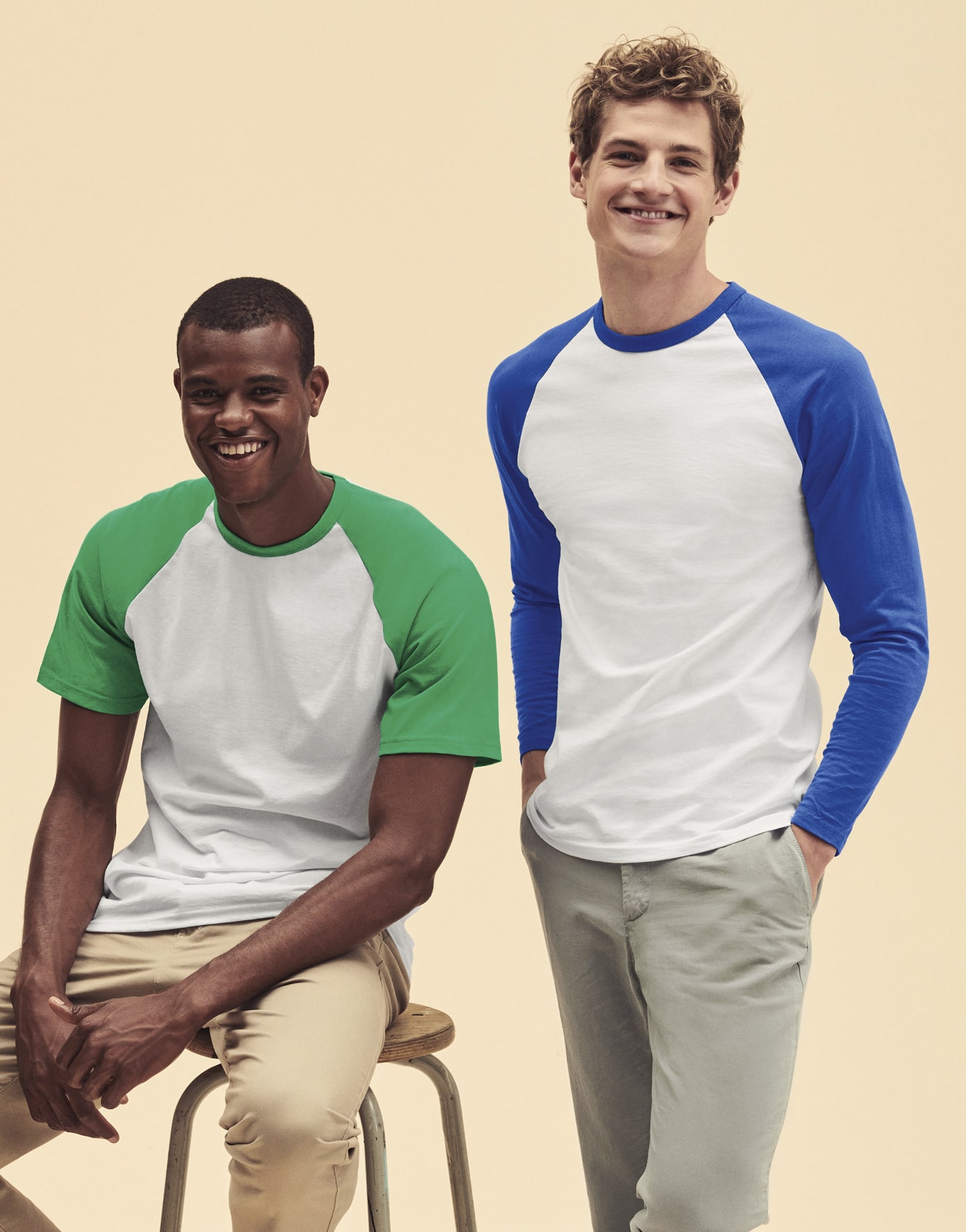 T-shirt baseball Fruit of the Loom - Baseball Tee