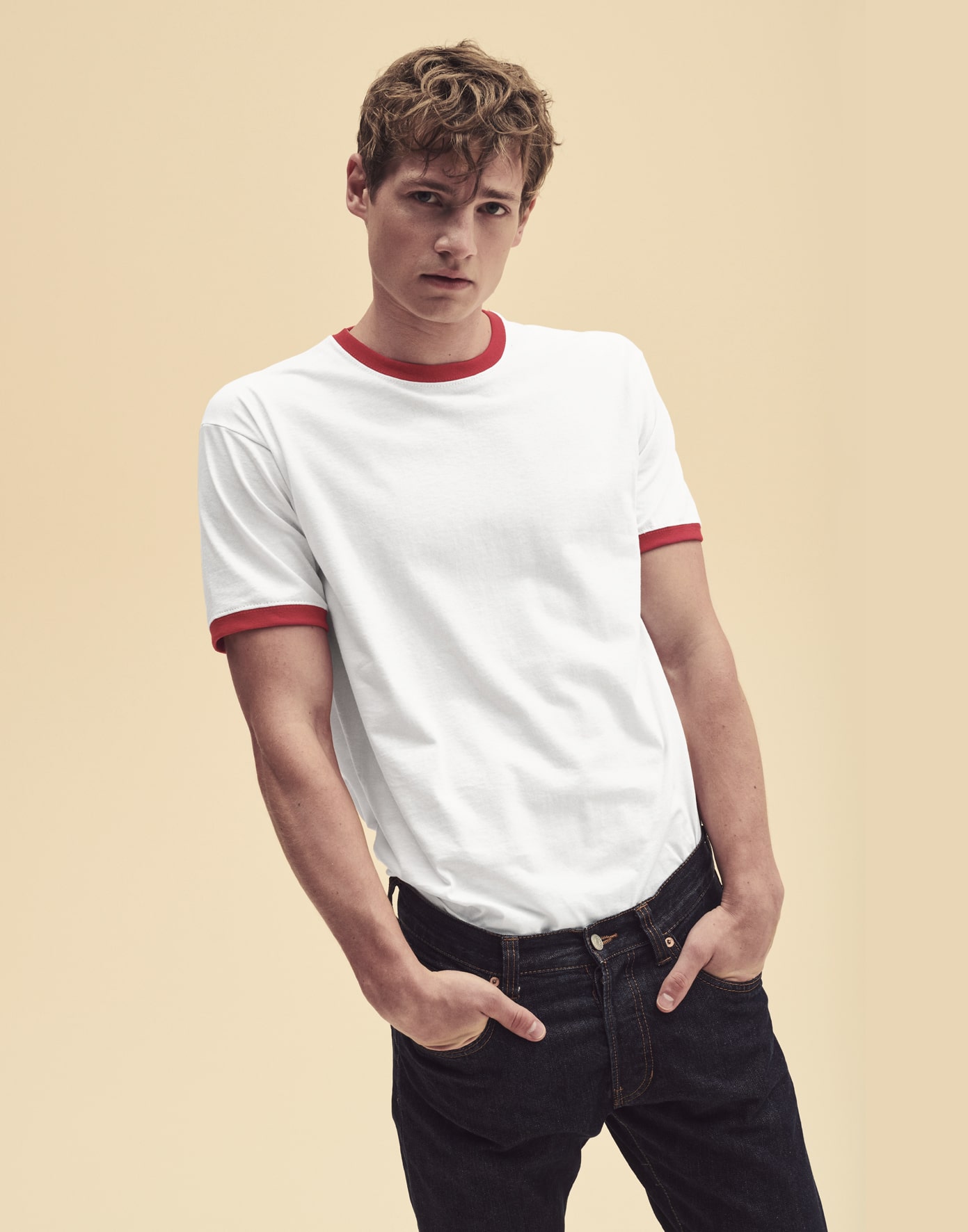 T-shirt ringer Fruit of the loom - Ringer Tee