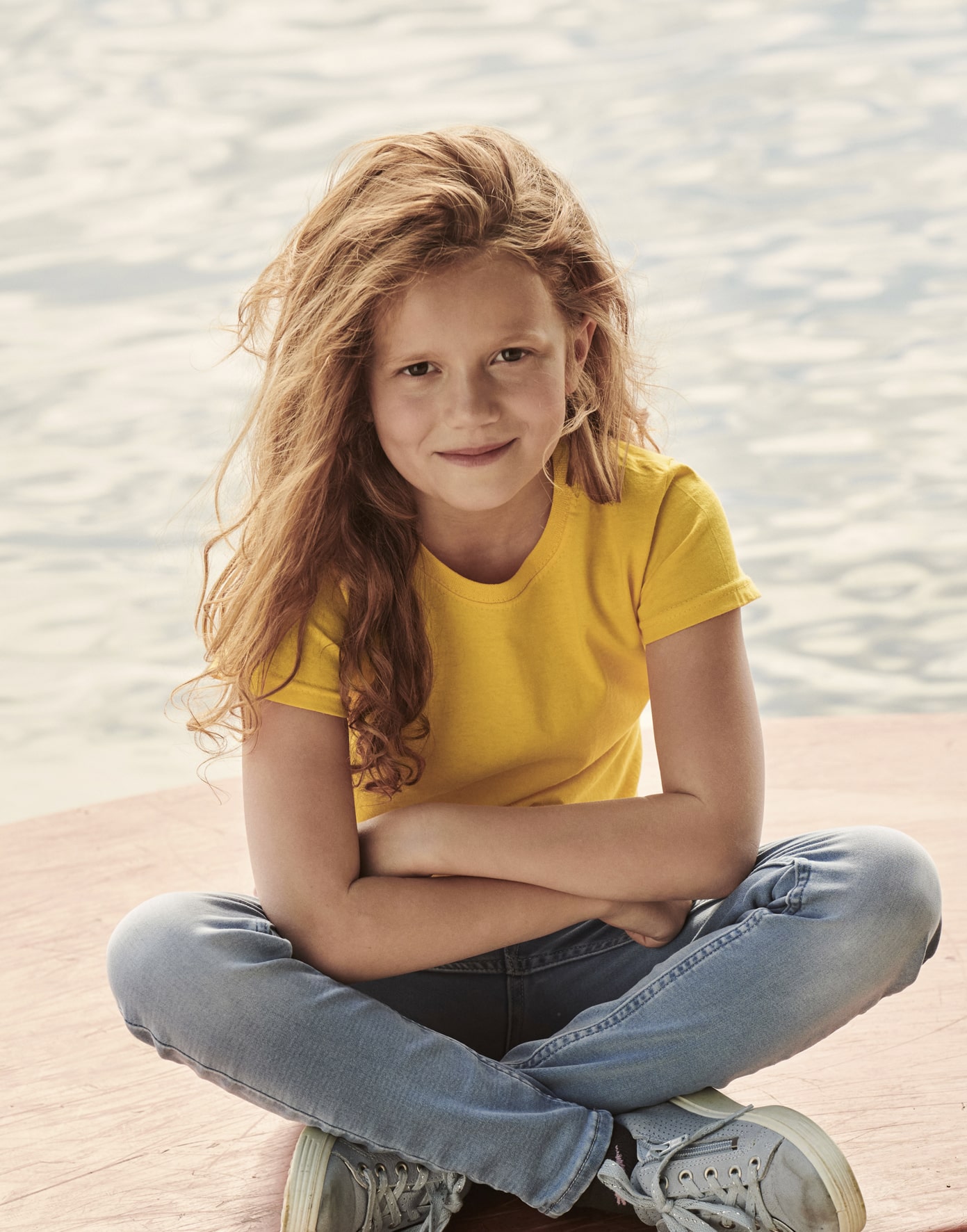 T-shirt enfant Fruit of the loom - Girls Value Weight T