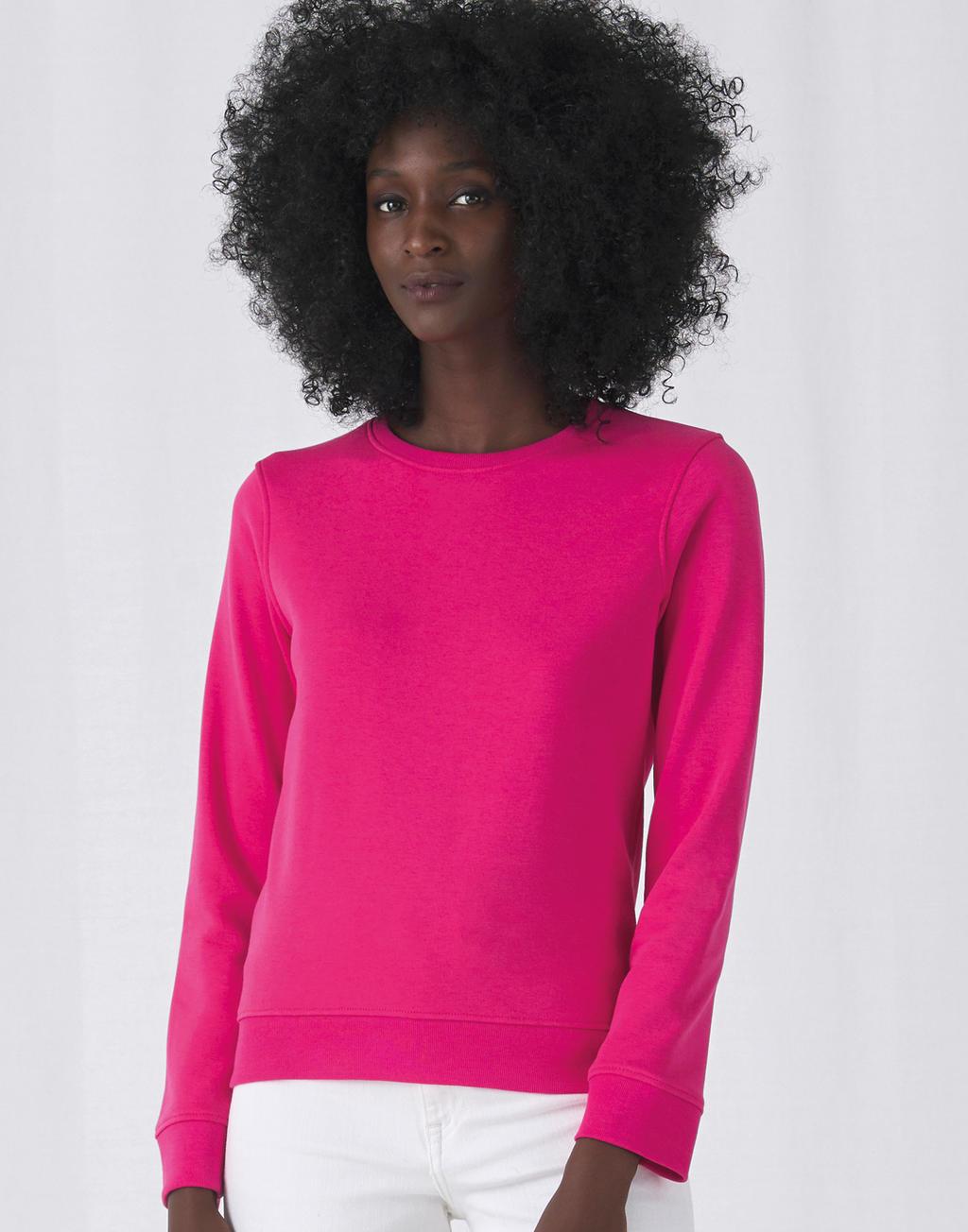 Sweat zippé femme bio B&C exact 150 manches longues - 145 g/m²