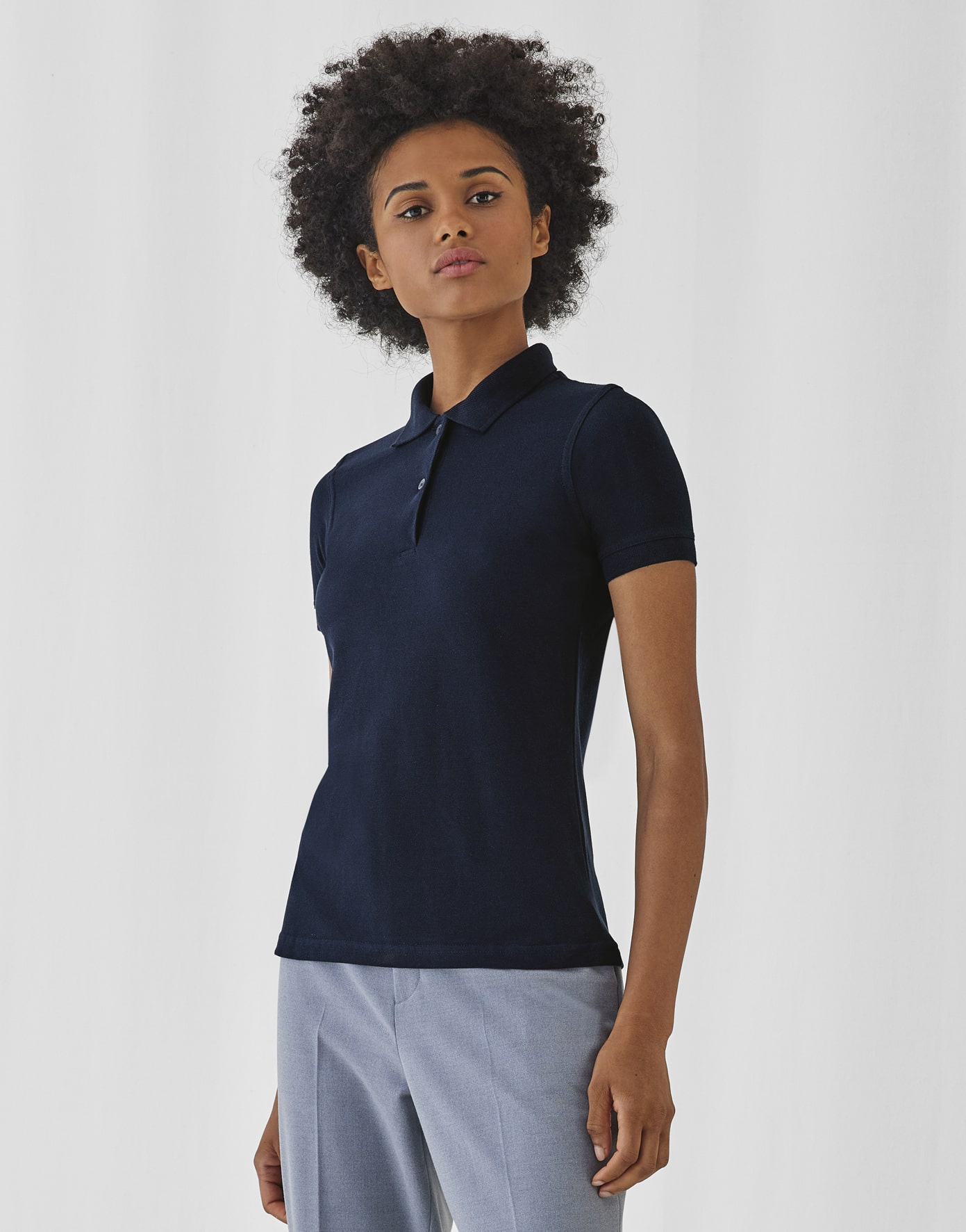 Polo femme B&c ( 180 gr/m2 - Safran Pure)