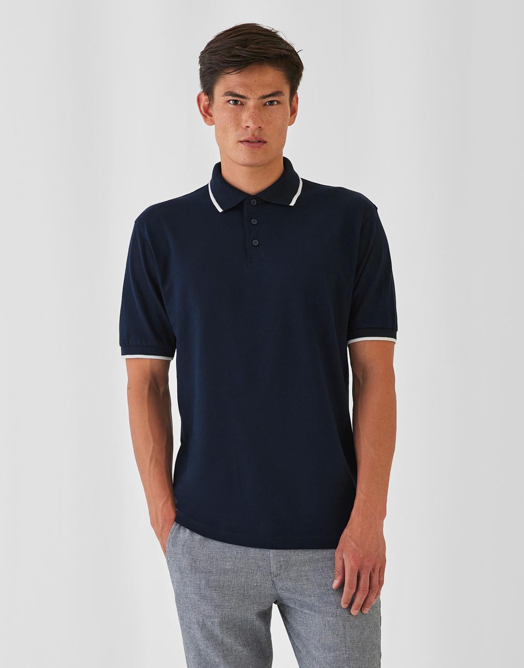 Polo homme manches courtes B&C exact 150 manches longues - 145 g/m²