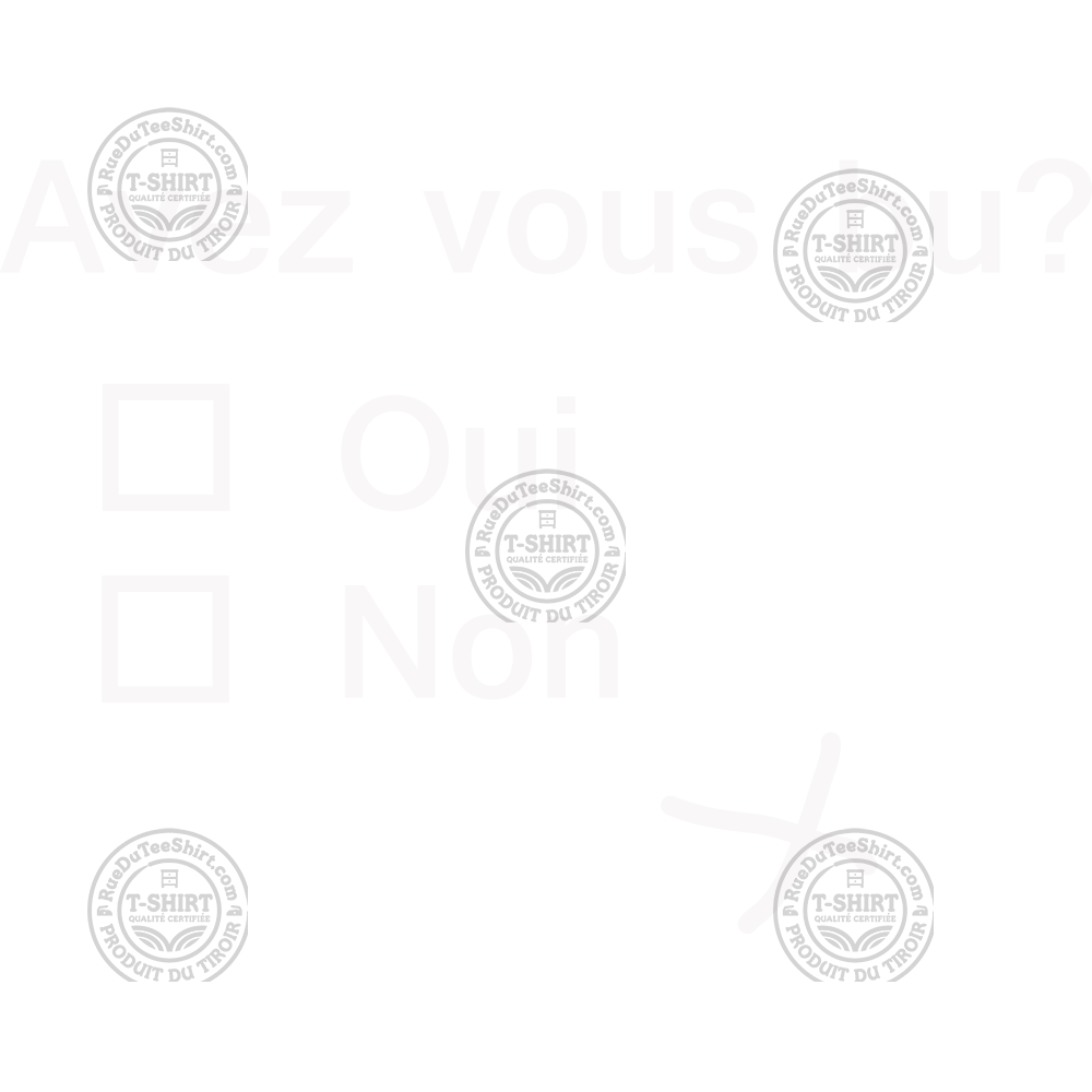 Avez vous bu ?