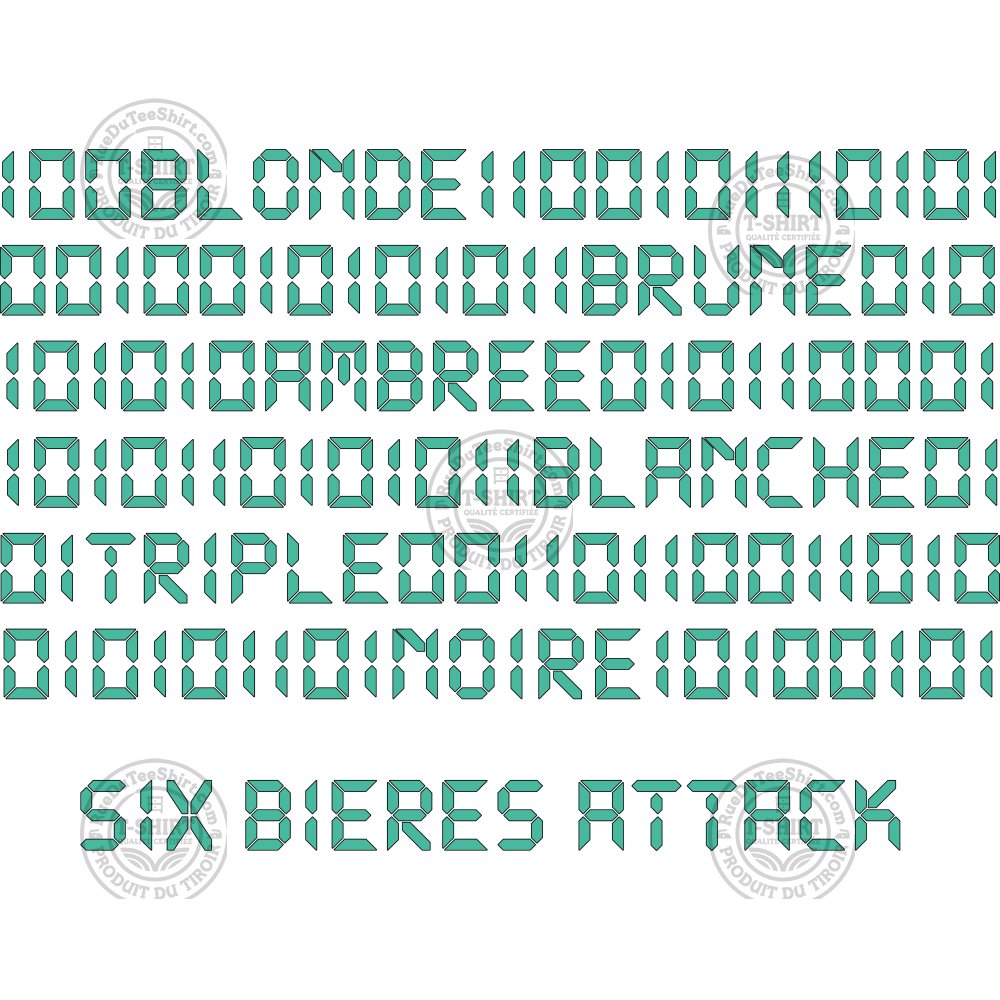 Six bières attack !