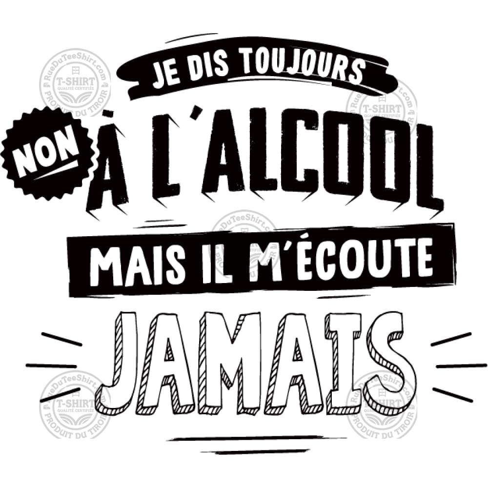 Non à l'alcool 